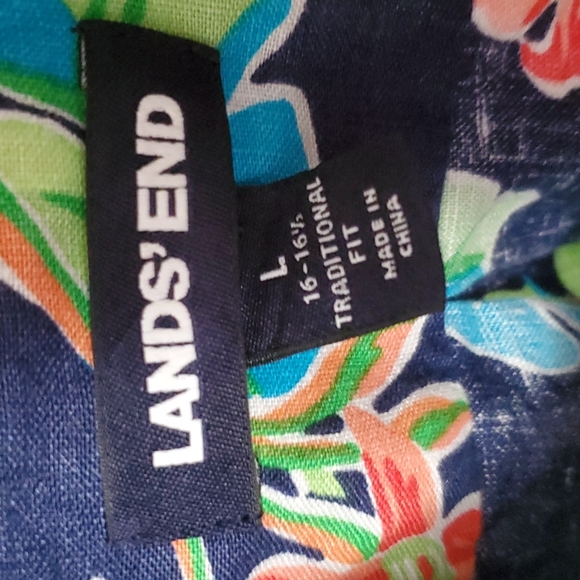 Lands End short sleeve shirt - Picture 5 of 7